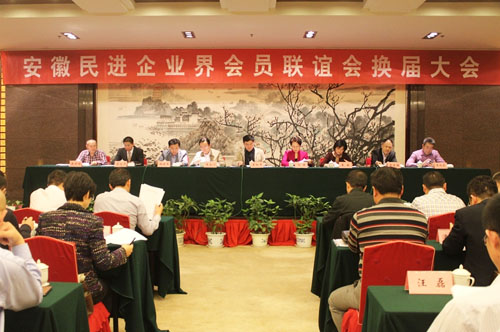 热烈祝贺集团公司董事长当选为安徽民进企业家联谊会会长